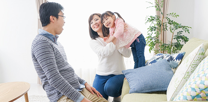 生活を安定させる資産づくりイメージ